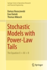 Image for Stochastic models with power-law tails: the equation X=AX+B