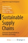 Image for Sustainable Supply Chains : A Research-Based Textbook on Operations and Strategy