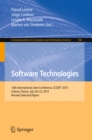 Image for Software Technologies: 10th International Joint Conference, ICSOFT 2015, Colmar, France, July 20-22, 2015, Revised Selected Papers