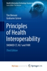 Image for Principles of Health Interoperability