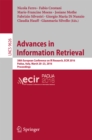 Image for Advances in Information Retrieval: 38th European Conference on IR Research, ECIR 2016, Padua, Italy, March 20-23, 2016. Proceedings : 9626