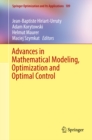 Image for Advances in mathematical modeling, optimization and optimal control