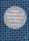 Image for Higher Education and Development in Africa