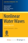 Image for Nonlinear Water Waves : Cetraro, Italy 2013