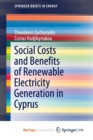Image for Social Costs and Benefits of Renewable Electricity Generation in Cyprus