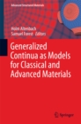 Image for Generalized Continua as Models for Classical and Advanced Materials