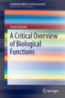 Image for A critical overview of biological functions