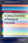 Image for Critical Overview of Biological Functions