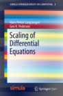 Image for Scaling of differential equations : 2