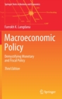 Image for Macroeconomic policy  : demystifying monetary and fiscal policy