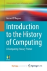 Image for Introduction to the History of Computing