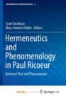 Image for Hermeneutics and Phenomenology in Paul Ricoeur