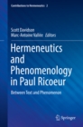 Image for Hermeneutics and phenomenology in Paul Ricoeur: between text and phenomenon