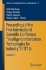 Image for Proceedings of the First International Scientific Conference “Intelligent Information Technologies for Industry” (IITI’16)