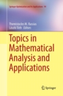 Image for Topics in Mathematical Analysis and Applications