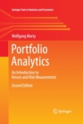 Image for Portfolio Analytics : An Introduction to Return and Risk Measurement