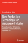 Image for New Production Technologies in Aerospace Industry