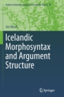 Image for Icelandic Morphosyntax and Argument Structure