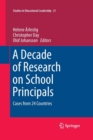 Image for A Decade of Research on School Principals : Cases from 24 Countries