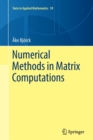 Image for Numerical methods in matrix computations