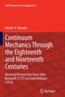 Image for Continuum Mechanics Through the Eighteenth and Nineteenth Centuries