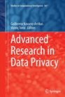 Image for Advanced Research in Data Privacy