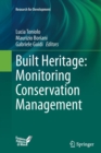 Image for Built Heritage: Monitoring Conservation Management