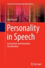 Image for Personality in Speech