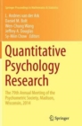 Image for Quantitative Psychology Research : The 79th Annual Meeting of the Psychometric Society, Madison, Wisconsin, 2014