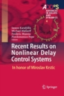 Image for Recent Results on Nonlinear Delay Control Systems
