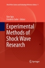 Image for Experimental Methods of Shock Wave Research