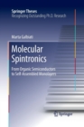 Image for Molecular Spintronics : From Organic Semiconductors to Self-Assembled Monolayers
