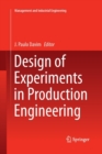 Image for Design of Experiments in Production Engineering