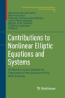 Image for Contributions to Nonlinear Elliptic Equations and Systems