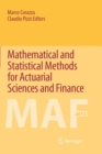 Image for Mathematical and Statistical Methods for Actuarial Sciences and Finance