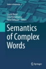Image for Semantics of Complex Words