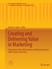 Image for Creating and Delivering Value in Marketing