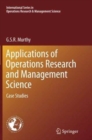 Image for Applications of Operations Research and Management Science
