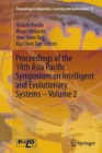 Image for Proceedings of the 18th Asia Pacific Symposium on Intelligent and Evolutionary Systems - Volume 2