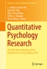 Image for Quantitative psychology research: the 80th Annual Meeting of the Psychometric Society, Beijing, 2015 : 167