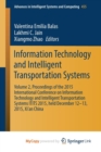 Image for Information Technology and Intelligent Transportation Systems : Volume 2, Proceedings of the 2015 International Conference on Information Technology and Intelligent Transportation Systems ITITS 2015, 
