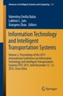 Image for Information technology and intelligent transportation systems.: (Proceedings of the 2015 International Conference on Information Technology and Intelligent Transportation Systems ITITS 2015, held December 12-13, 2015, Xi&#39;an China)