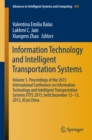 Image for Information technology and intelligent transportation systems.: (Proceedings of the 2015 International Conference on Information Technology and Intelligent Transportation Systems ITITS 2015, held December 12-13, 2015, Xi&#39;an China) : 454