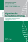 Image for Algorithms for computational biology  : Third International Conference, ALCOB 2016, Trujillo, Spain, June 21-22, 2016, proceedings