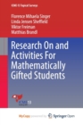 Image for Research On and Activities For Mathematically Gifted Students