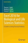 Image for Excel 2016 for biological and life sciences statistics  : a guide to solving practical problems