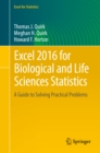 Image for Excel 2016 for biological and life sciences statistics: a guide to solving practical problems