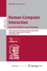 Image for Human-Computer Interaction. Interaction Platforms and Techniques : 18th International Conference, HCI International 2016, Toronto, ON, Canada, July 17-22, 2016. Proceedings, Part II