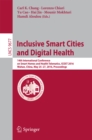 Image for Inclusive smart cities and digital health: 14th International Conference on Smart Homes and Health Telematics, ICOST 2016, Wuhan, China, May 25-27, 2016. Proceedings