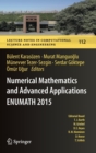 Image for Numerical Mathematics and Advanced Applications  ENUMATH 2015